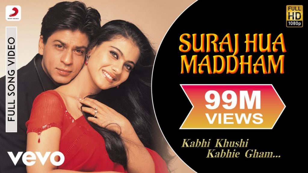 SURAJ HUA MADDHAM LYRICS Kabhi Khushi Kabhie Gham 2001 Alka