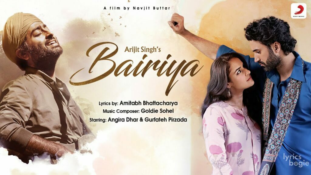 BAIRIYA LYRICS बैरिया - Arijit Singh - Ft. Angira Dhar, Gurfateh ...